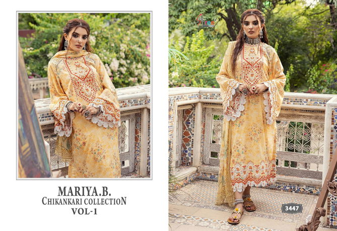 Mariya B Chikankari Vol 1 By Shree Cotton Pakistani Suits Wholesale Shop In Surat
